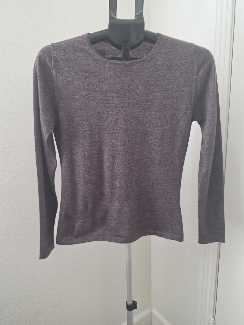 Katia Serafini Made in Italy 70% Cashmere Silk Sweater Size 6 Taupe